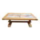 Table basse bois et céramique