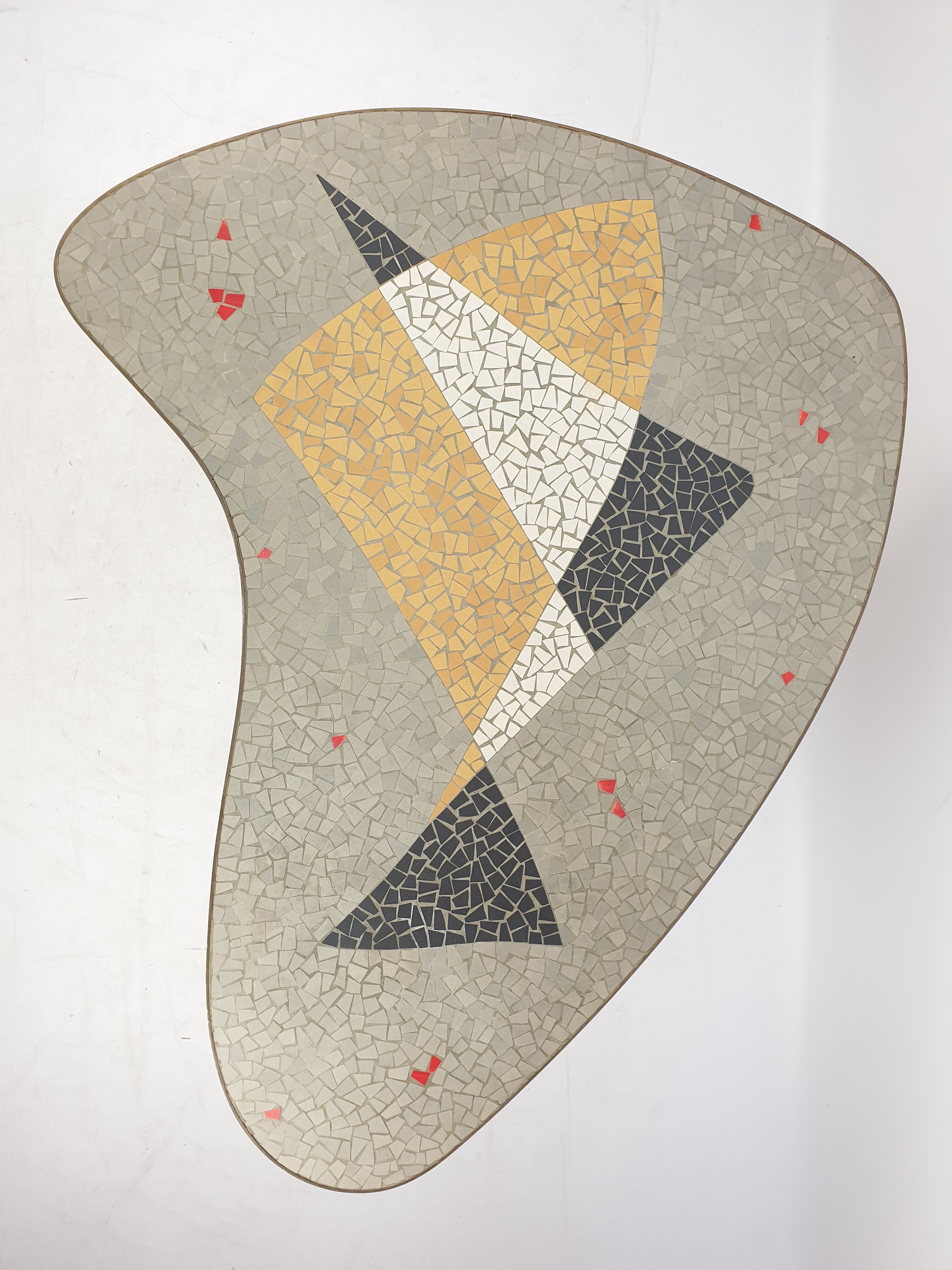 Mosaic coffee table by Berthold Müller, 1950s