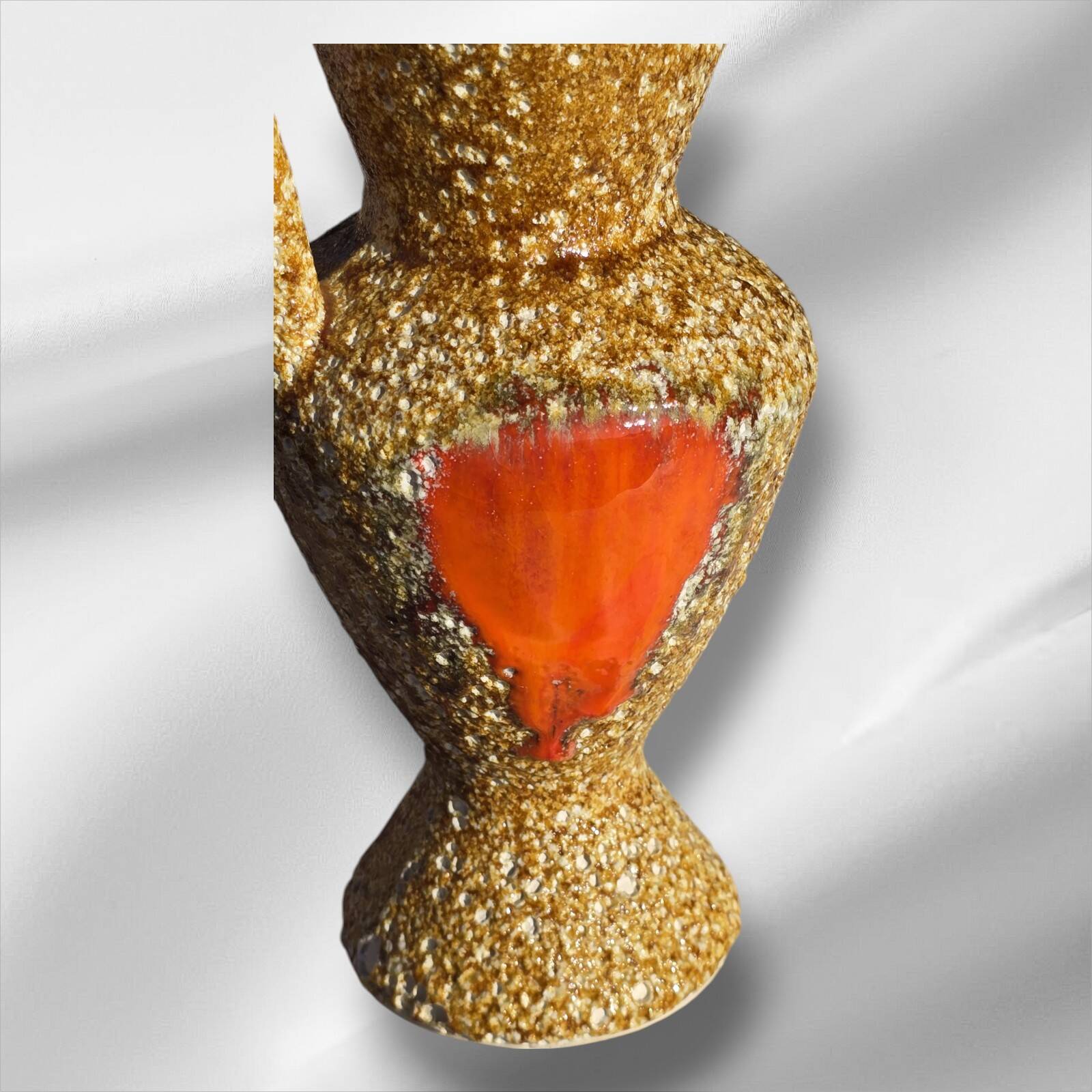 Fat Lava Pitcher French Vallauris Vintage 1950