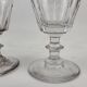 6 verres à vin cristal baccarat / saint-louis modèle caton