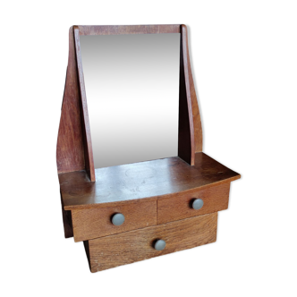 Wall dressing table with drawers