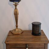 Rustic master piece of furniture, bedside table, late 19th century