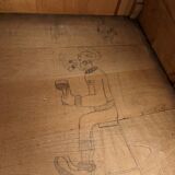 Parisian wardrobe 1 vintage door