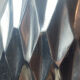 Brushed aluminium vase