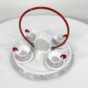 Ceramic service by L. Saccardo & M. Materassi for Mas Italy, 1980