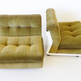 C&B Italia Amanta set of 2 lounge chairs by Mario Bellini 70s