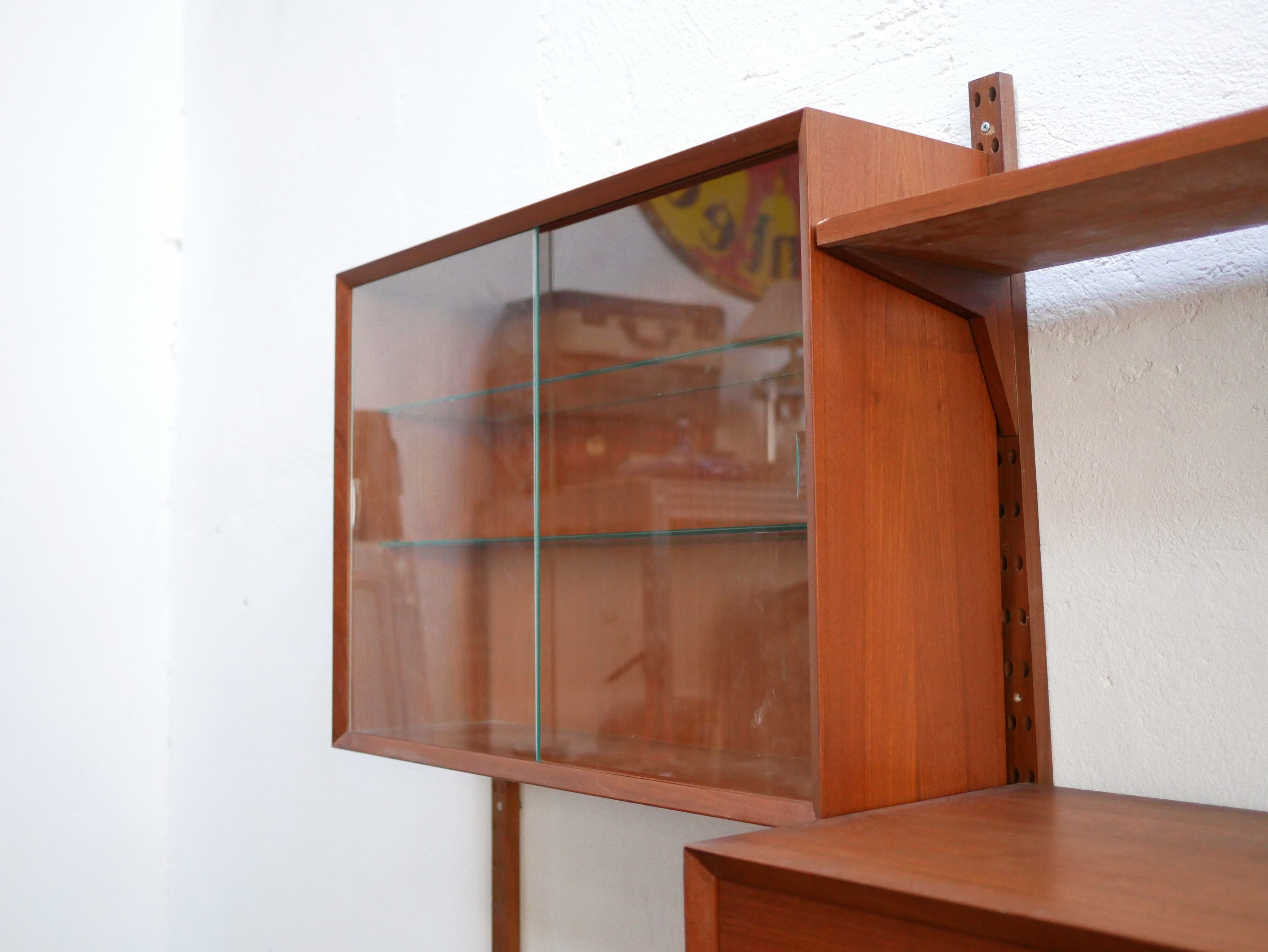 Royal System Scandinavian Modular Wall Shelves by Poul Cadovious for Cado Editions