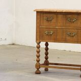 Tables de chevet danoises en chêne, signées Henning Kjærnulf, années 1960