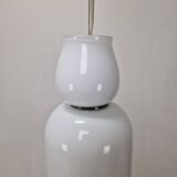 Anni Trenta Luce Chandelier by Venini in White Murano Glass