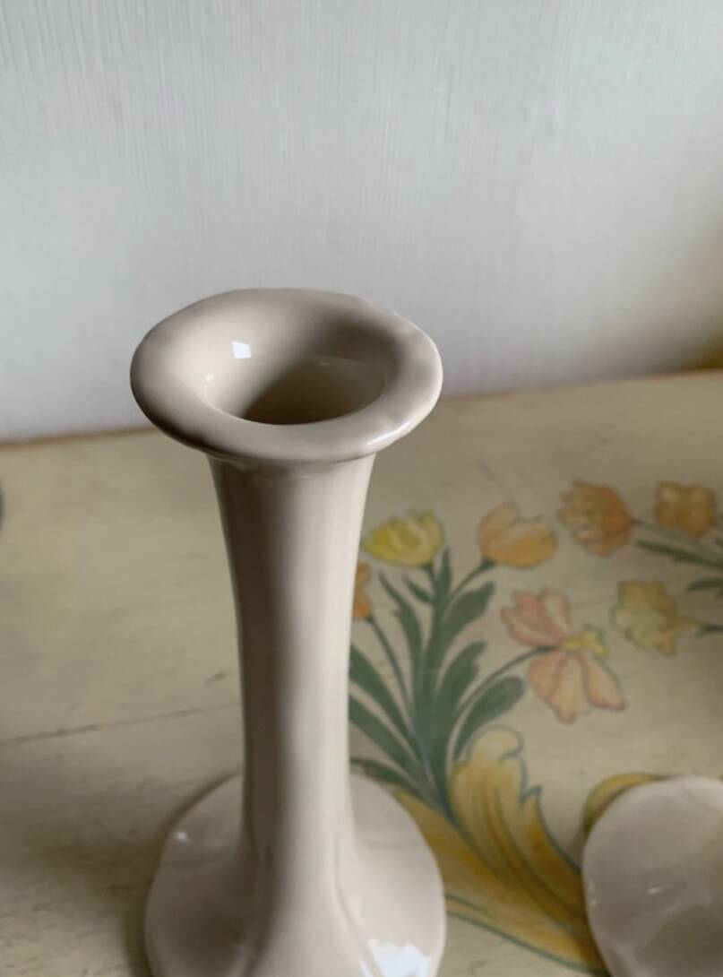 Rare - pair of ikea idyll vintage candlesticks - chic country style
