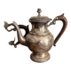 Antique Coffee Pot Teapot Louis XV Silver-Plated Metal 20th Century Coffee Set