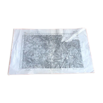 Carte Géographique 7014  révisée en 1913, Mézières (Ardennes)