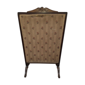 Pare feu en bois et tissu