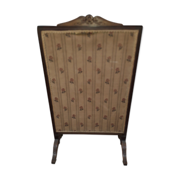 Wooden and fabric firewall
