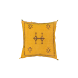 Berber cushion Moroccan yellow Sabra