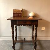 Old wooden side table