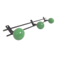 Porte-manteaux patères boules bois vert