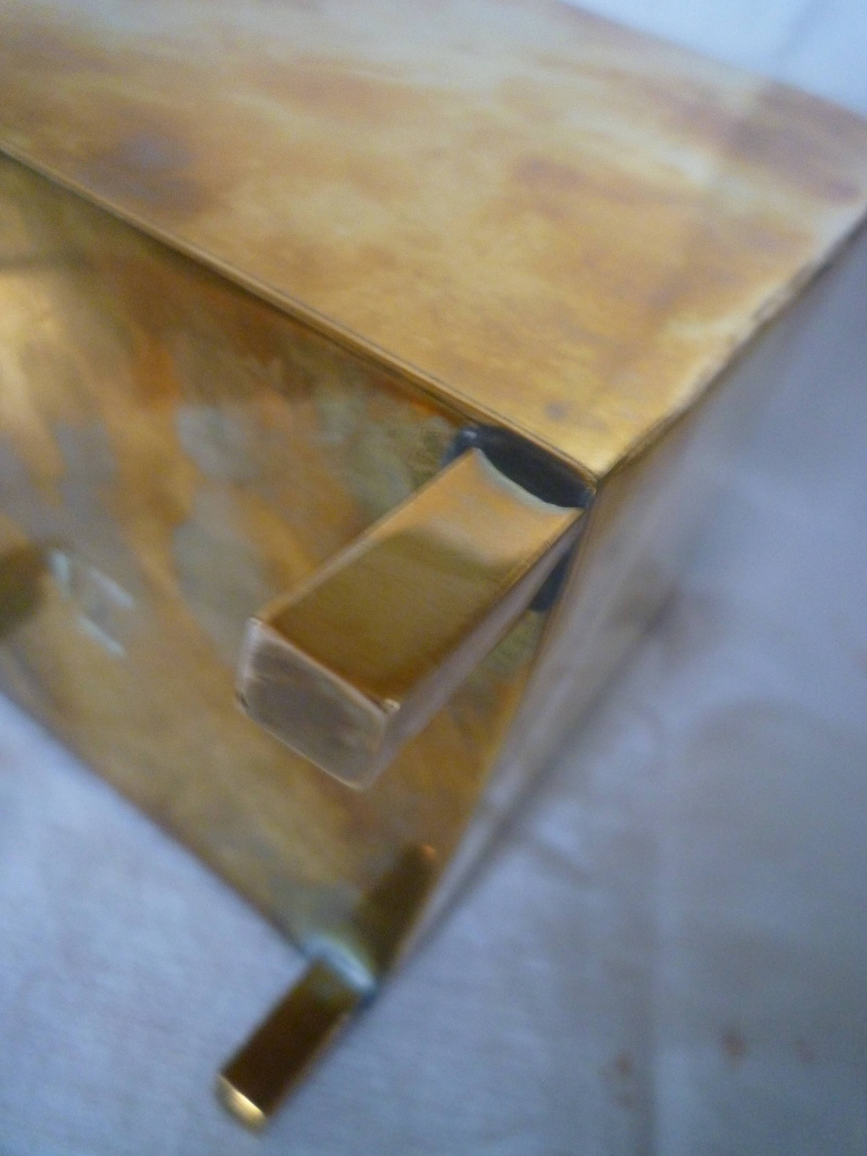 Small Valmazan Brass Planter