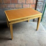 Bureau Philippe Hurel en bois de citronnier et cuir