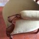 Fauteuil cabriolet velours vert amande