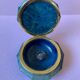 Boîte à bijoux en marbre bleu