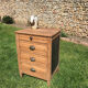 Oak cabinet with 4 drawers