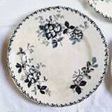 Set of 6 flat plates Moulin des Loups