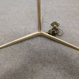 Minimalist bronze and brass floor lamp from the 50s/60s