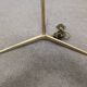 Minimalist bronze and brass floor lamp from the 50s/60s