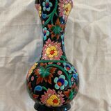 Enamel vase of Longwy