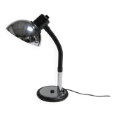 Flexible vintage desk lamp – chrome metal & adjustable shade