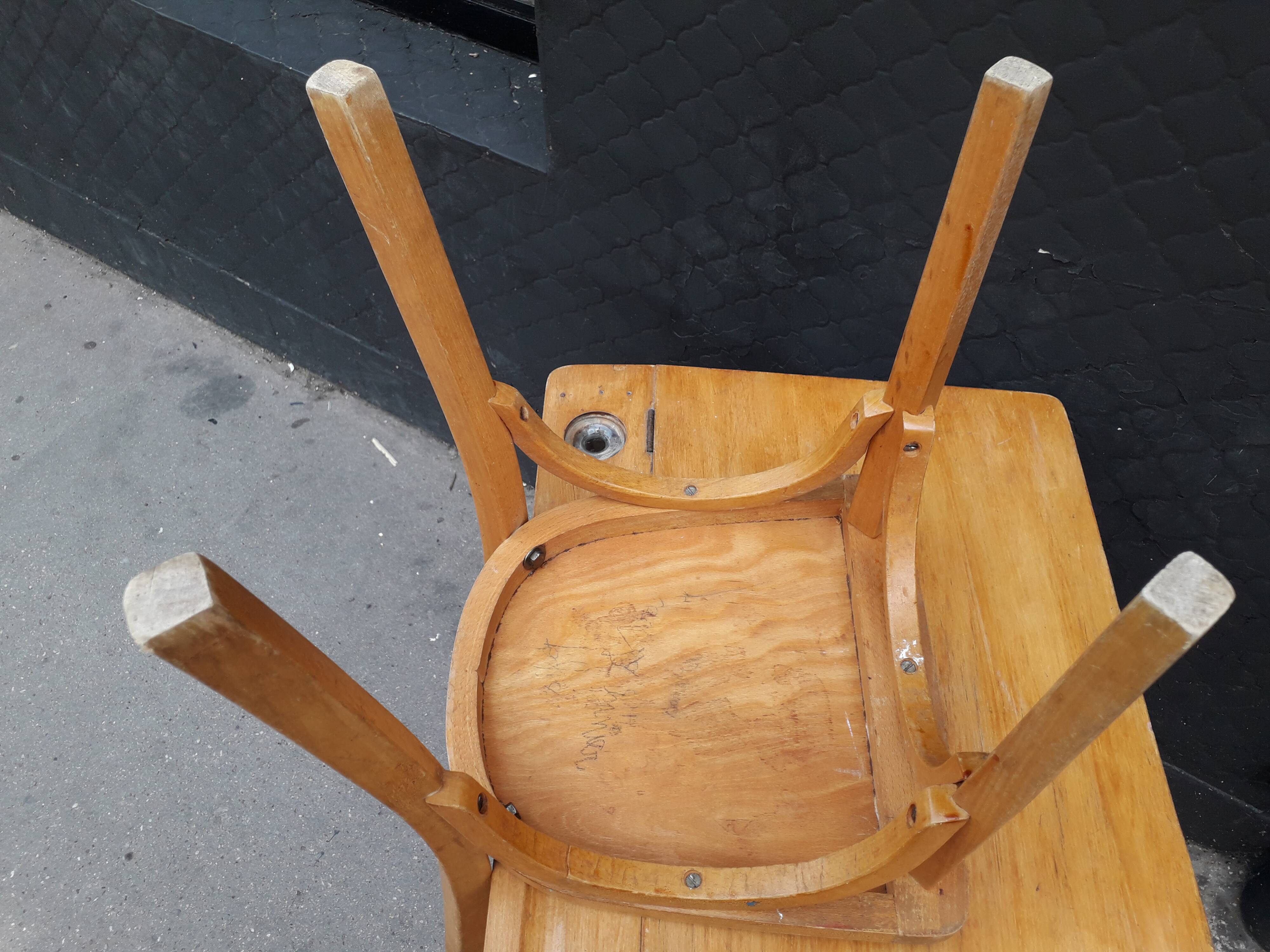 Child desk and vintage chair