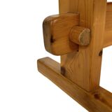 Vintage bedside table side table pinewood 70's design