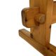 Vintage bedside table side table pinewood 70's design