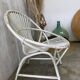 Fauteuil en rotin vintage