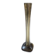 Amber glass flower holder