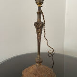 Lampe art nouveau 1900 en bronze