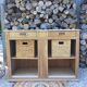 Solid wood storage furniture