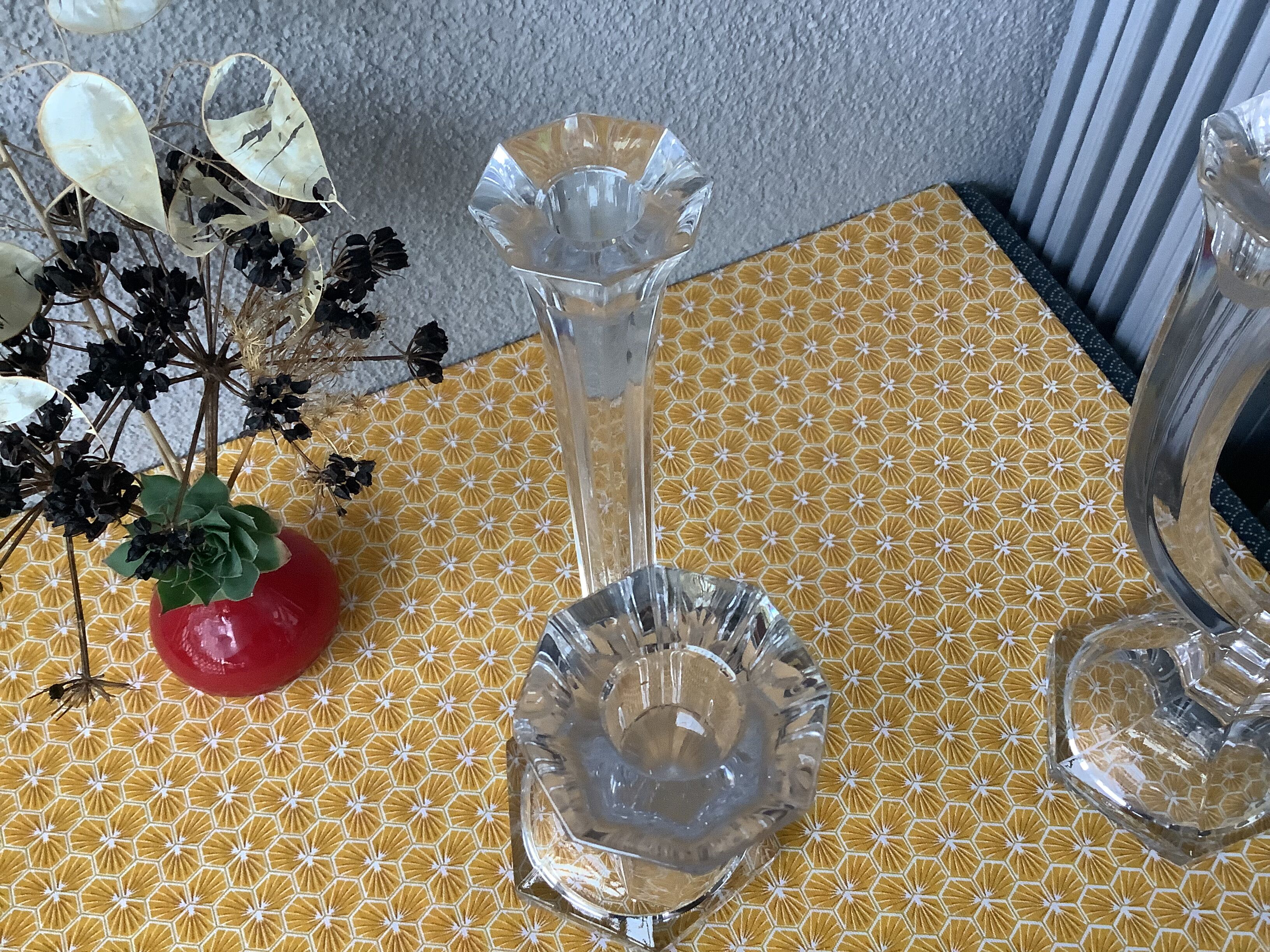 Nachtmann crystal candle holders Germany