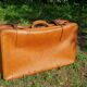 Valise vintage marron clair