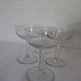 Set de 4 coupes à cocktail ou champagne