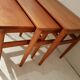 Vintage teak nesting tables, Denmark, 1970s