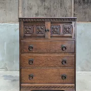 English high chest of drawers