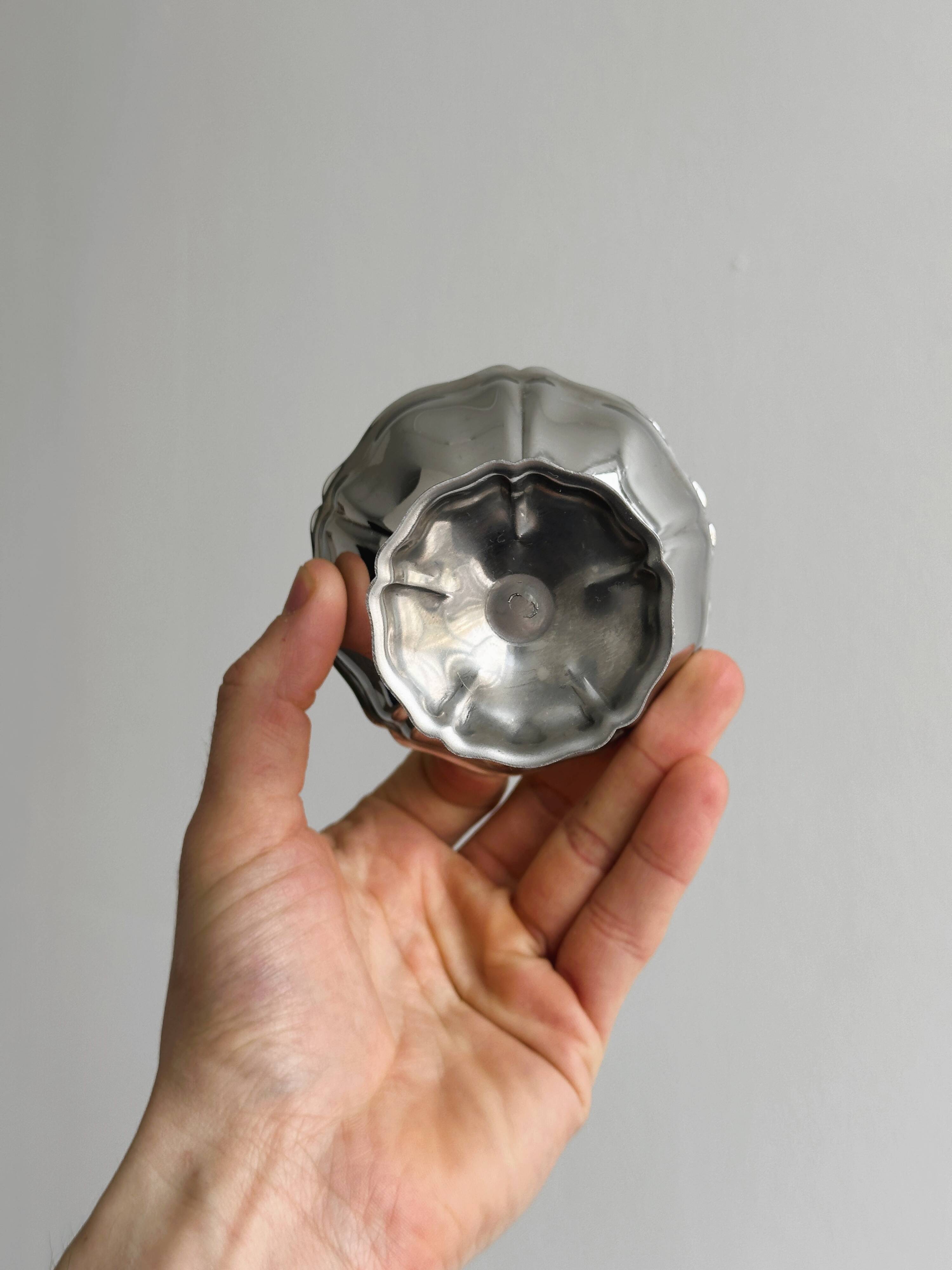 6 stainless steel cups