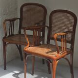 Rare pair of Thonet armchairs