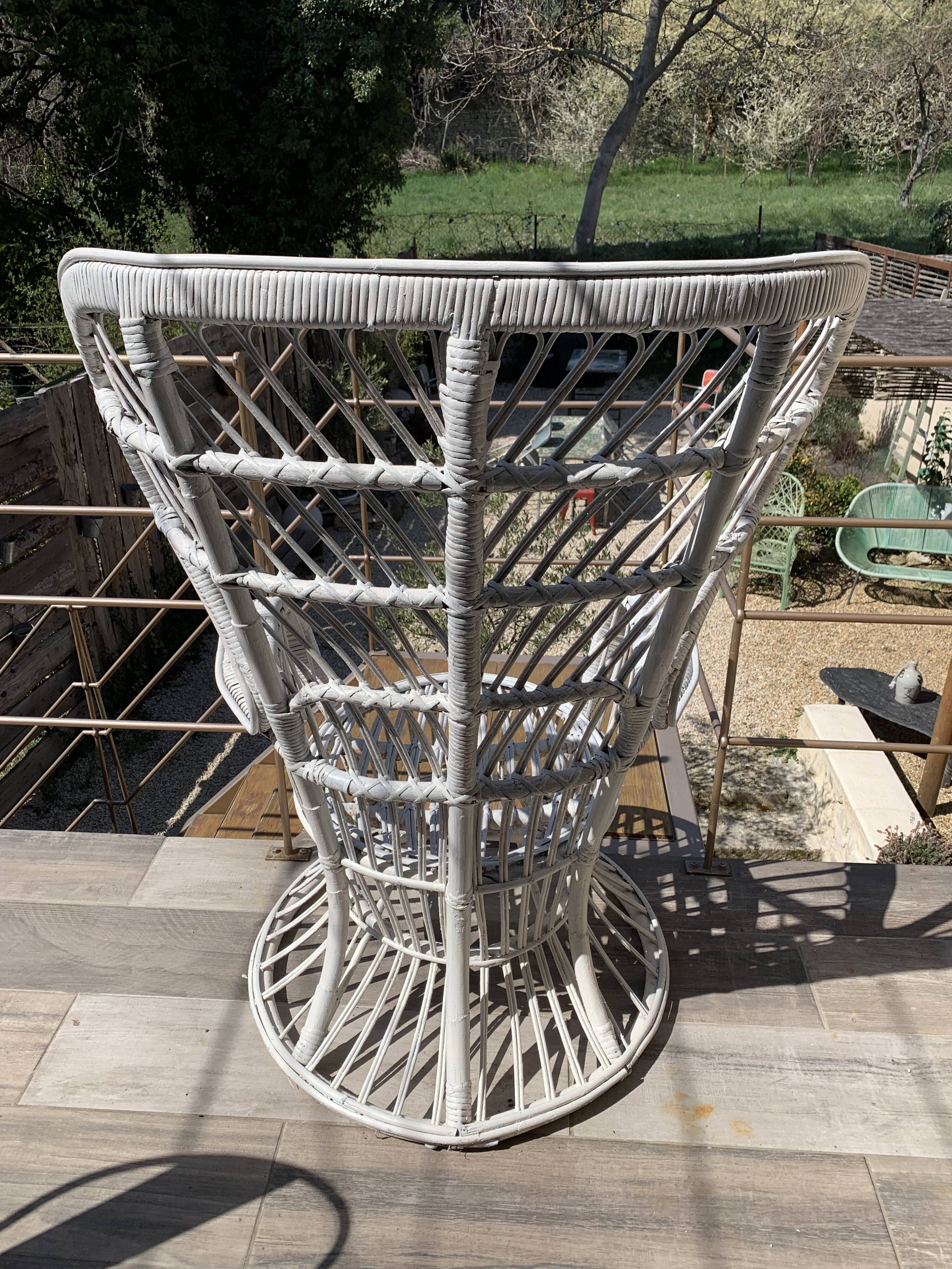 Rattan armchair Gio Ponti