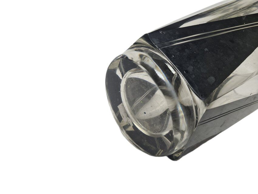 Art Deco glass carafe from Karel Palda, Czechoslovakia, 1930s