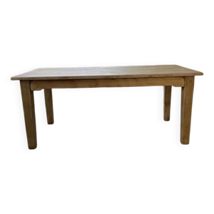 Table de ferme en chêne massif