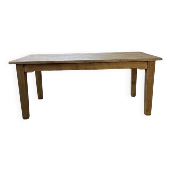 Table de ferme en chêne massif