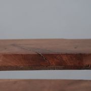 2 bancs de ferme en bois de cerisier